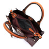 Newton - Boxy Sachel Bag with Handles and Detachable Shoulder Stap