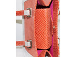 Michellene in Coral Fish Scale on Leather