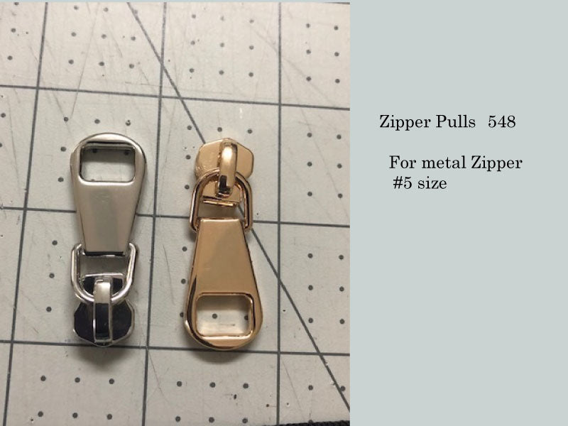 Rounded Zipper Pull - #548